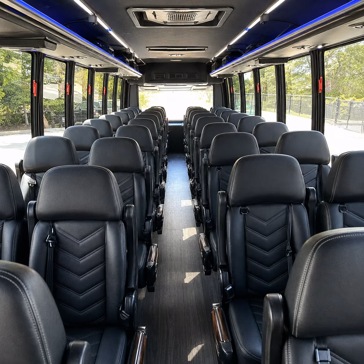 st petersburg wedding transportation onboard seating